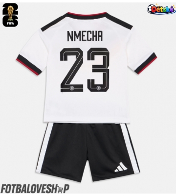 Německo Felix Nmecha #23 Dětské Domácí Dres MS 2026 Krátký Rukáv (+ trenýrky)